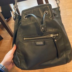 Coach Drawstring Cross Body Purse